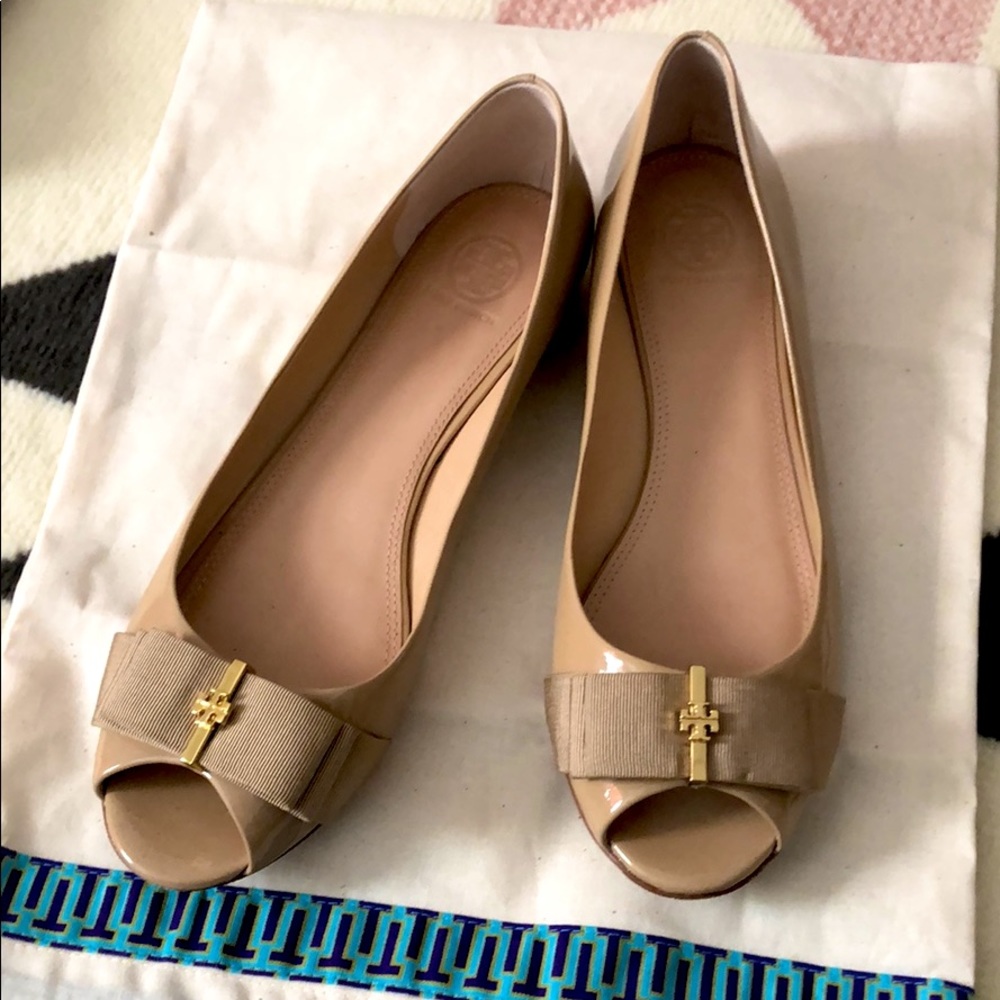 Tory Burch Trudy 15mm open toe wedge